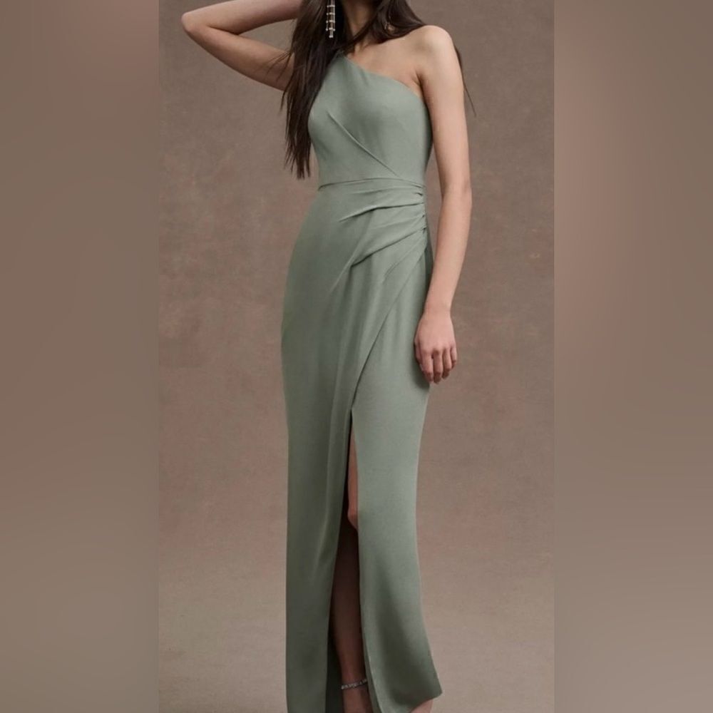 BHLDN Anthropologie Chloe one shoulder gown size 8 NWT